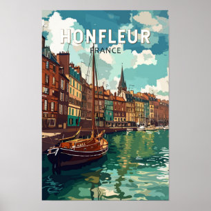 Honfleur Francia Viajes Arte Vintage