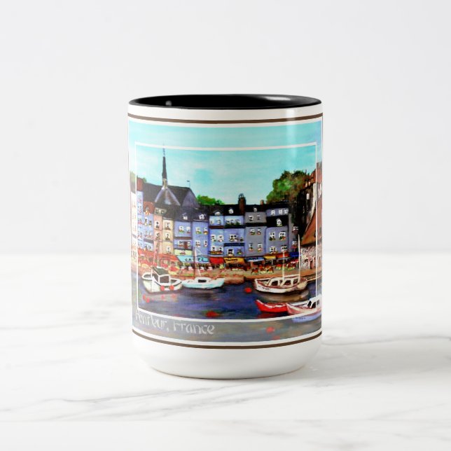 Honfleur, taza de la pintura de Francia (Centro)