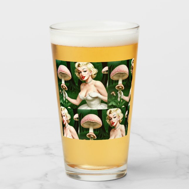 Hongo divertido de Marilyn Monroe decoración única (Anverso (lleno))