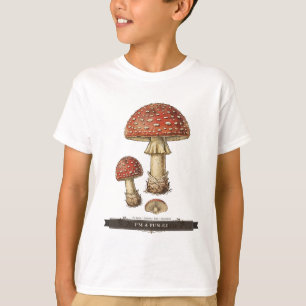 Hongo Divertido para Niños "Soy un Hongo" Camiseta