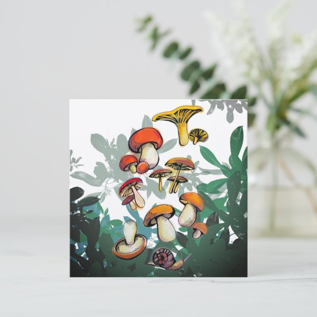 Hongos del mundo (Anverso de pie)