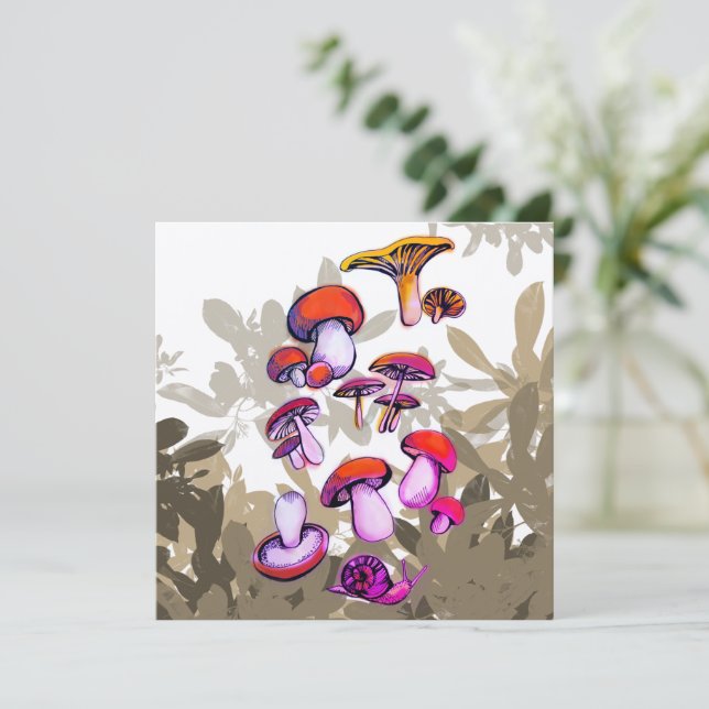 Hongos del mundo (Anverso de pie)