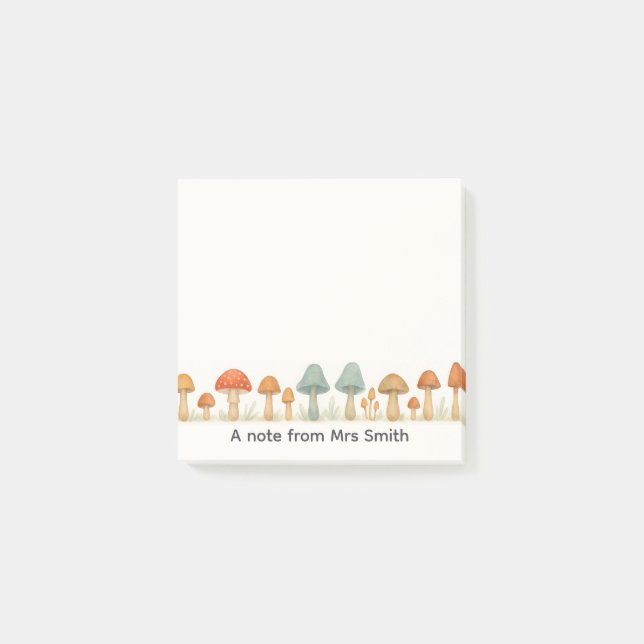 Hongos hongos hongos Una Nota Del Profesor (Anverso)