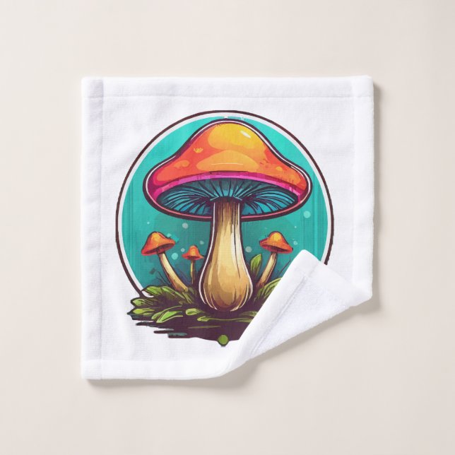 Hongos mágicos de colores (Toallita)