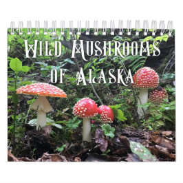 Hongos silvestres de Alaska - Calendario pequeño