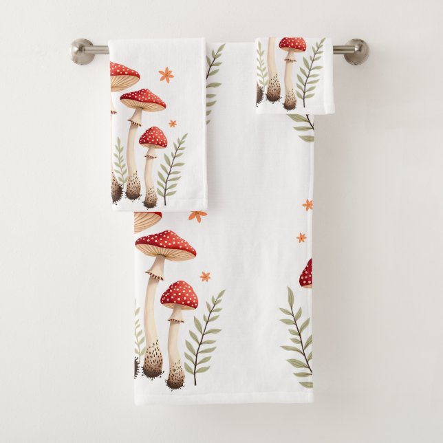 Hongos y elementos botánicos vibrantes de la mosqu (In situ)