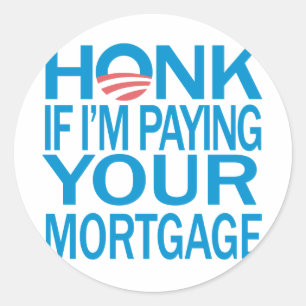 Honk AntiObama Pegatina