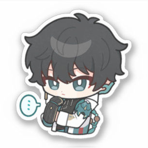 Honkai Star Rail Chibi Dan Heng Pegatina