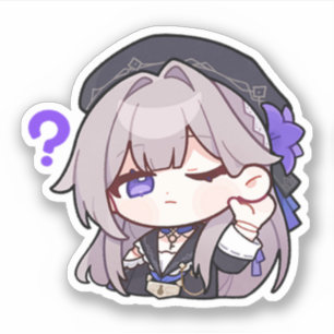 Honkai Star Rail Chibi Herta Pegatina