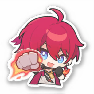 Honkai Star Rail Chibi Luka Pegatina