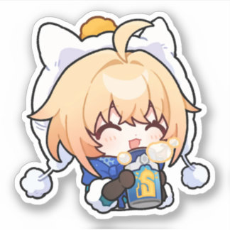 Honkai Star Rail Chibi Lynx Pegatina