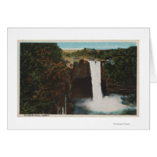 Honolulu, HI - Vista de las cataratas del arco iri