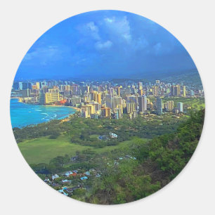 Honolulu, Pegatinas de Hawaii Skyline #1