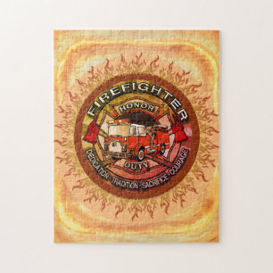 Honor Firefighter rompecabezas