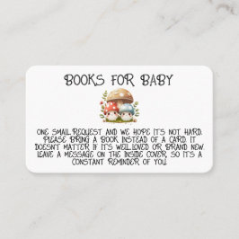 Honor Traer un libro ducha de bebé Tarjeta de plaz