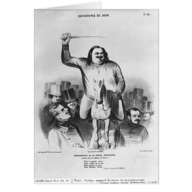 Honore de Balzac (Frente)