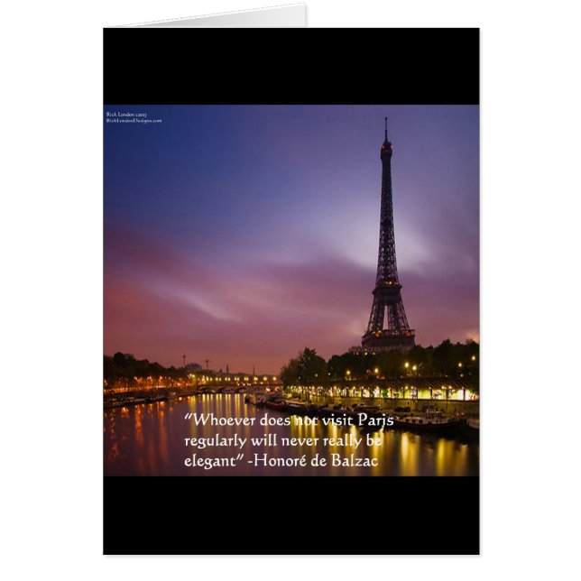 Honoré de Balzac Sobre París Francia (Frente)