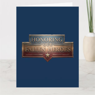 Honoring Our Fallen Heroes / Tarjeta Memorial Day 