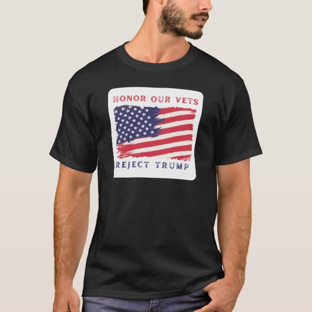 Honra a nuestros veteranos, no a la camisa de Trum (Anverso)