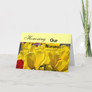 ¡Honrando a nuestras enfermeras! Tarjetas ¡Feliz S