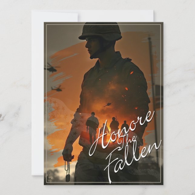 Honrar a los caídos - recordar su sacrificio (Anverso)