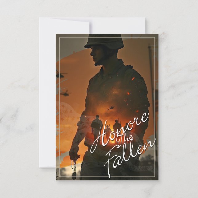 Honrar a los caídos - recordar su sacrificio (Anverso)