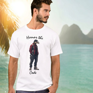 Honrar la camiseta del guerrero del reptil de códi
