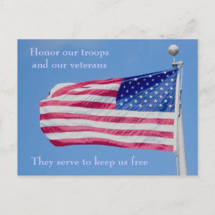 Honrar la postal de nuestras tropas