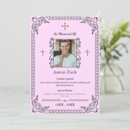 Honrar su memoria: Invitación a funerales ornados