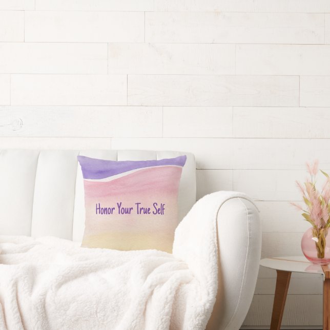 Honrar tu verdadero Cojín decorativo propio (Sofá)