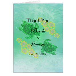 Honu Boda hawaiano gracias