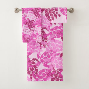 Honu Sea Turtle Hawaiian coordenadas rosadas