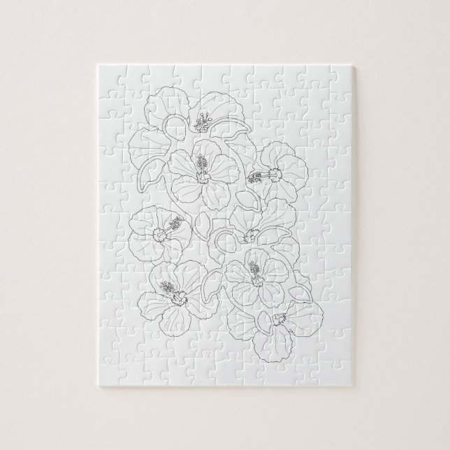 Honu Turtles Adults Coloring Puzzle (Vertical)