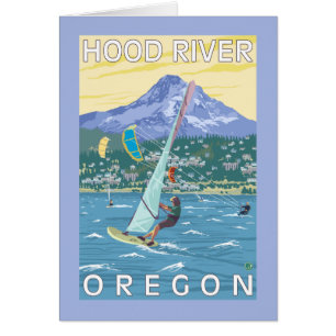 Hood River, personas que practica surf de ORWind y