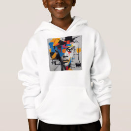 Hoodie art abstrait