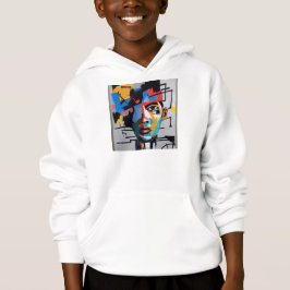 Hoodie art abstrait