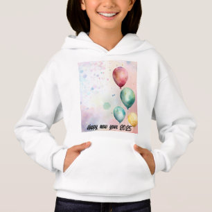 Hoodie, Chica de "Dreamy Pastel New Year's eve"