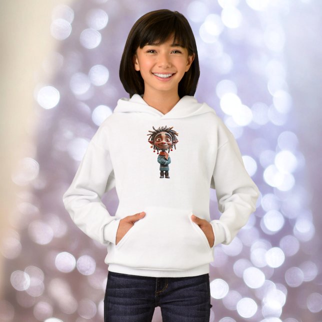 Hoodie, Chica Elf, Navidades adolescentes exaltado (Subido por el creador)