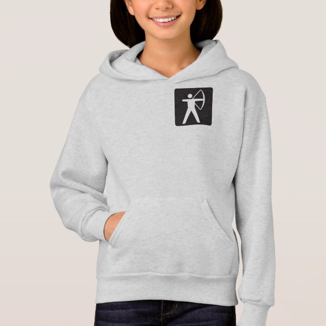 Hoodie, Chicas de tiro con arco (Anverso)
