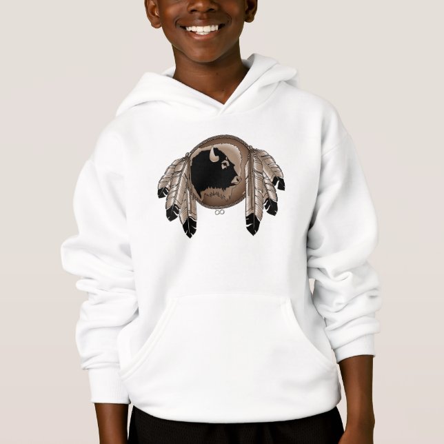 Hoodie de arte nativo de Kid (Anverso)