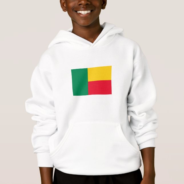 Hoodie de Bandera Benín Patriótica (Anverso)