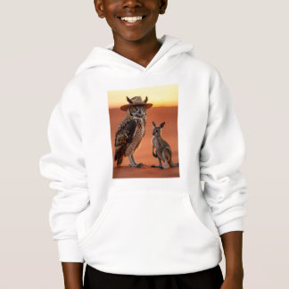hoodie de búho y canguro