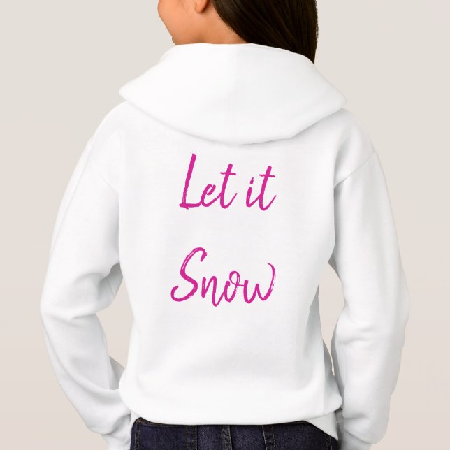 Hoodie de copo de nieve (Reverso)
