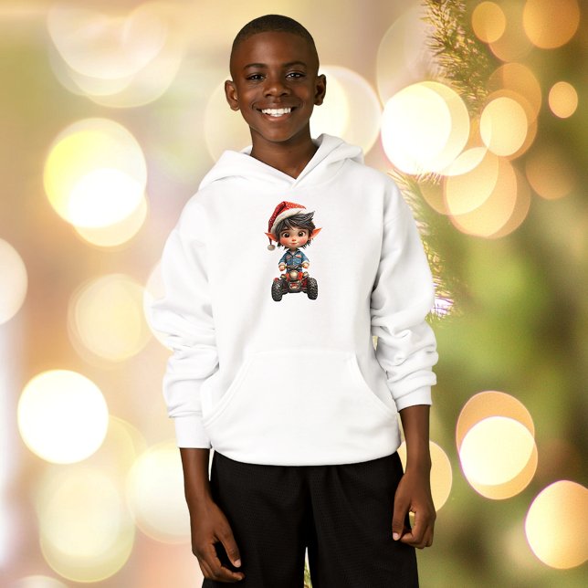 Hoodie de Elf Boy, Navidades de todo el terreno (Subido por el creador)