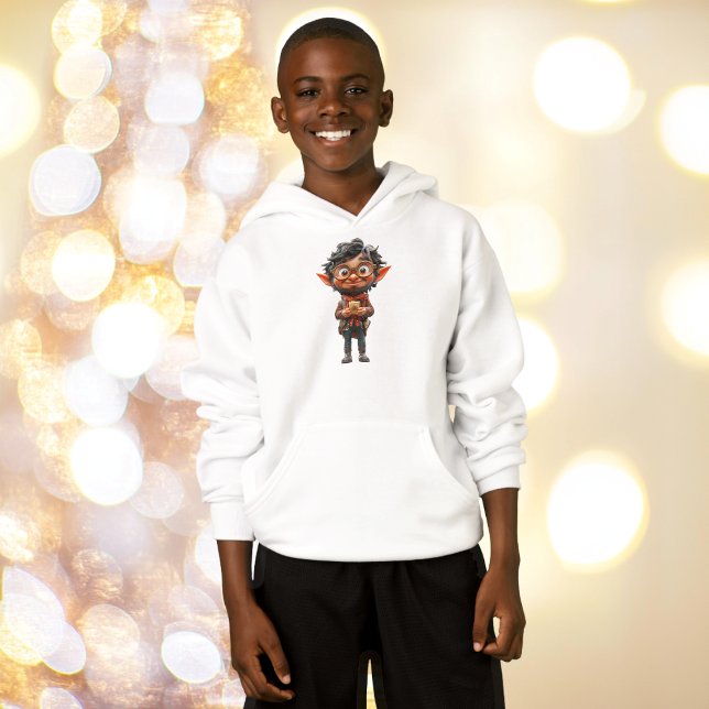 Hoodie de Elf Boy, Navidades inventores (Subido por el creador)