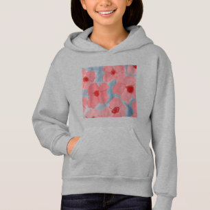 Hoodie de flores rosadas de caramelo