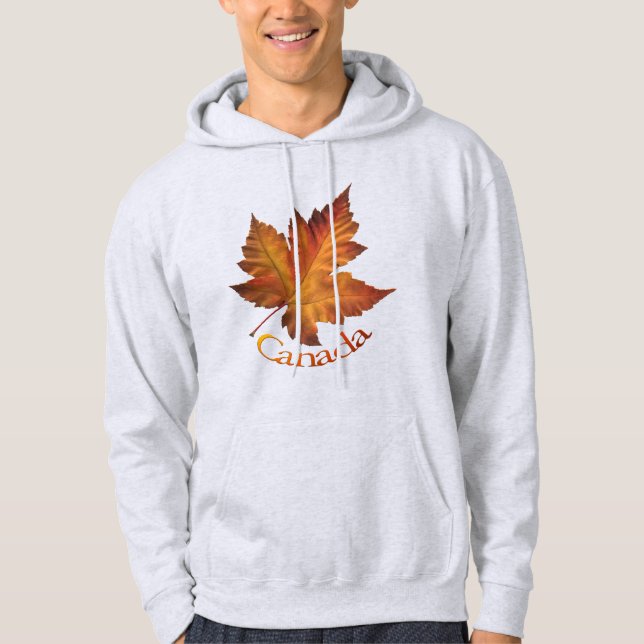 Hoodie de hojas de arce de Canadá Camisas sudadera (Anverso)