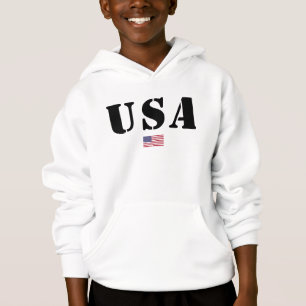 Hoodie de la bandera de los Estados Unidos - Niños