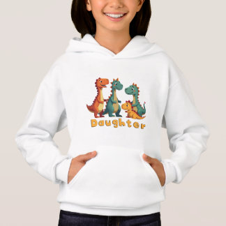 Hoodie de la familia Dinosaur (hija)