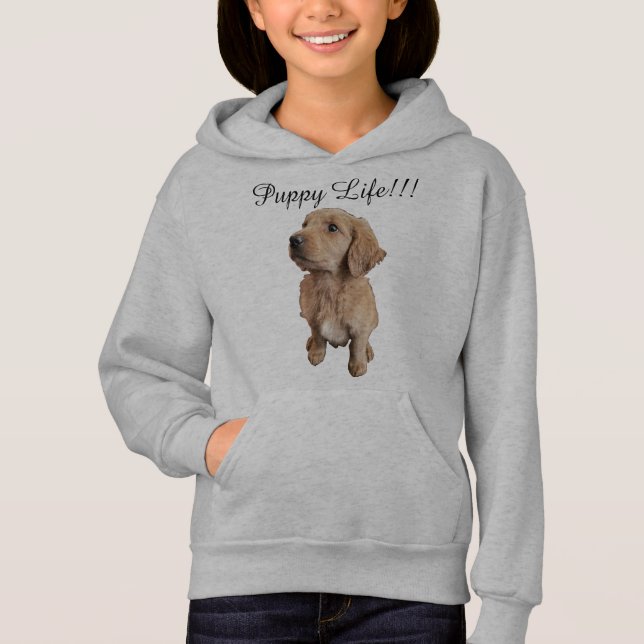 Hoodie de la Vida de la Cachorra (Anverso)